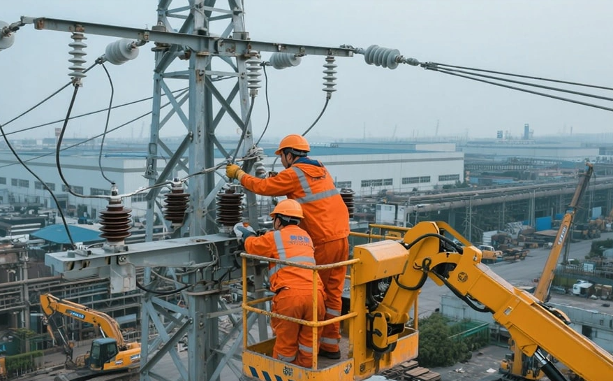 N Mast Lift for Outdoor Power Maintenance (Thailand)